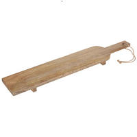 SERVIERBRETT Mango Braun 68/12.5/3.5 cm Holz - Braun, Holz (12.5/3.5/68cm) - Mondex
