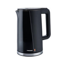 WASSERKOCHER ELEKTRISCH Schwarz 15/15/24.5 cm TS2702 - Schwarz, Metall (15/24.5/15cm) - Tiross 