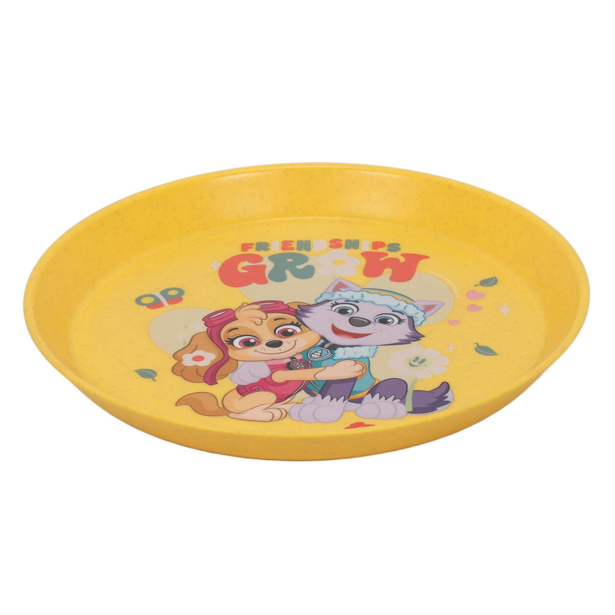KINDERTELLER Connect Organic yellow 20,5/20,5/2 cm - Gelb, Kunststoff (20.5/2/20.5cm) - KOZIOL