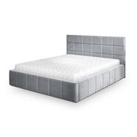 POLSTERBETT VERTO 180x200 cm mit Bettkästen - Hellgrau - Hellgrau, Holz (180/200cm) - MASSENO