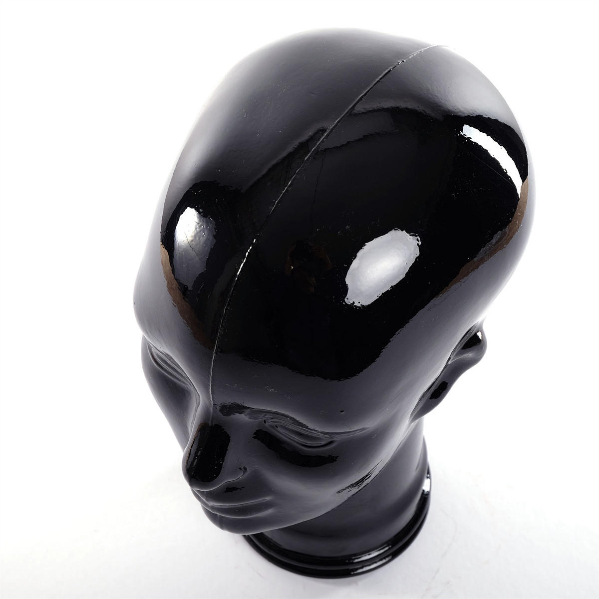DEKOOBJEKT Dekokopf Mick Glas schwarz - Schwarz, Glas (21/29/21cm) - DESIGN DELIGHTS