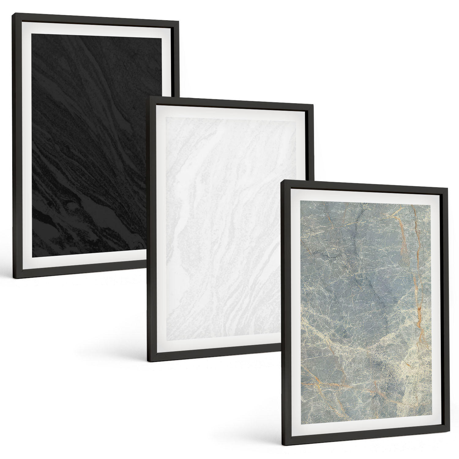Tulup Bilder Schwarz 40x60 cm