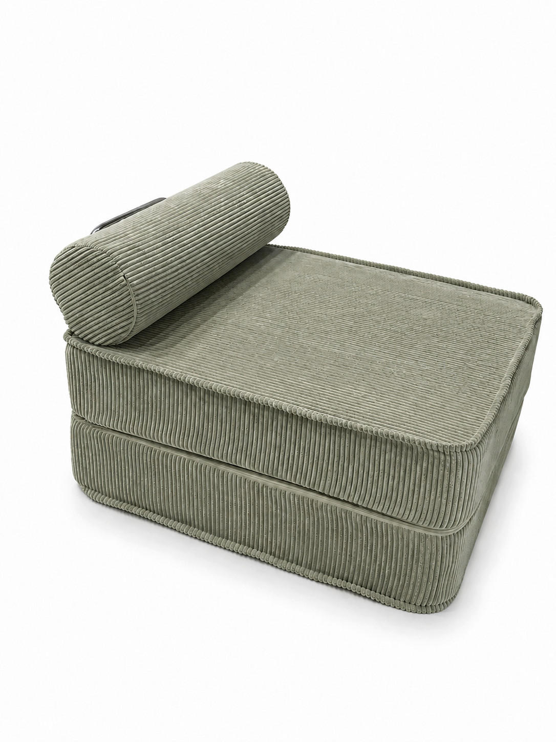 BEQUEMER Bodensessel für Erwachsene im Japandi-Stil - Waldgrün, Textil (80/62/95cm) - SURB