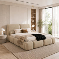 POLSTERBETT AURIO Bettkasten Lattenrost 140x200 Beige - Beige, Holz (140/200cm) - Furnistar
