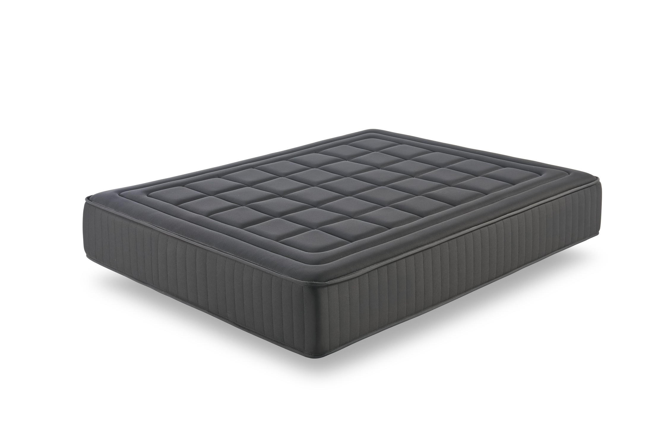 MATRATZE Magnum Black - 160X200 cm - Schwarz, Textil (160/200cm) - Moonia