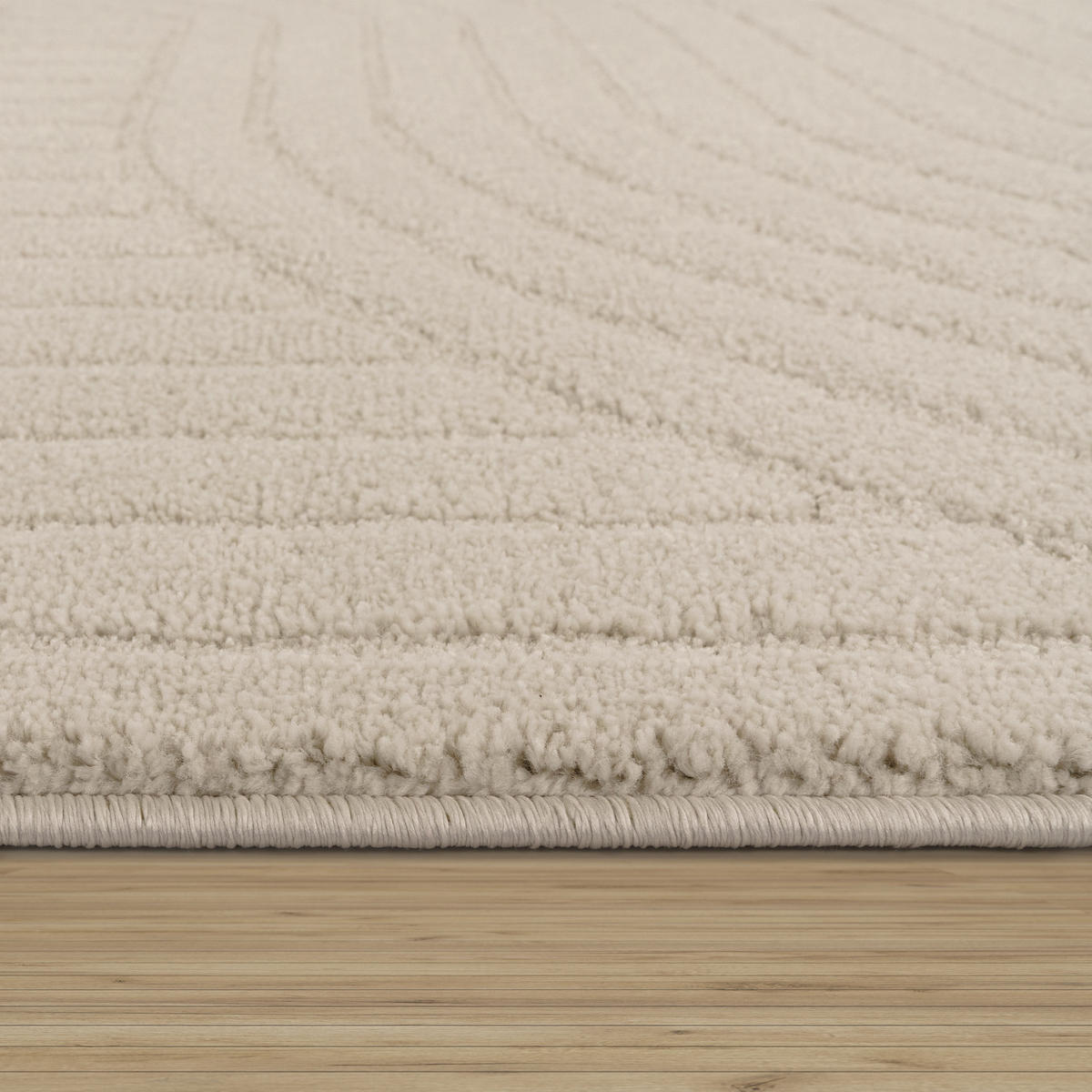 KURZFLORTEPPICH 240/330 cm Aura 701 - Creme, Textil (240/330cm) - Paco Home