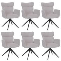 ESSZIMMERSTUHL Hellgrau - Hellgrau, Textil (63/92/58cm) - MCW