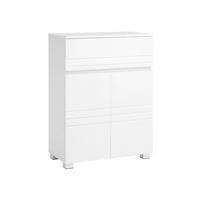 BADEZIMMERSCHRANK THIMPHU - Weiß, Holzwerkstoff (30/80/60cm) - Hansiro