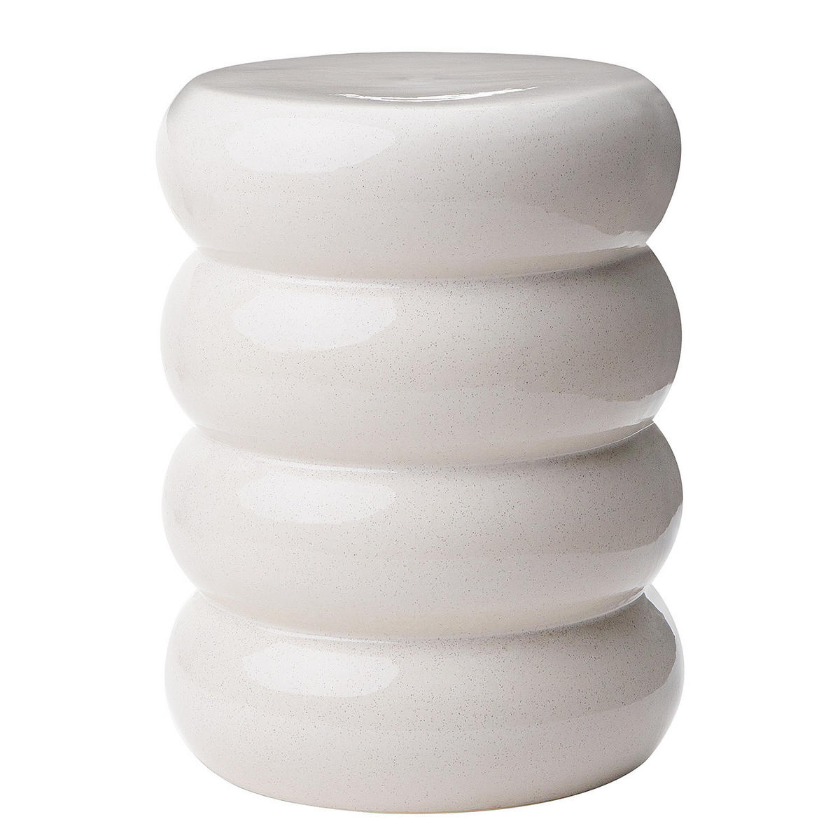 BEISTELLTISCH Artista - Weiß, Keramik (34/34/44cm) - Butlers