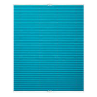 PLISSEE KLEMMFIX, OHNE BOHREN, VERSPANNT - Blau, Kunststoff (90/210cm) - Lichtblick Original
