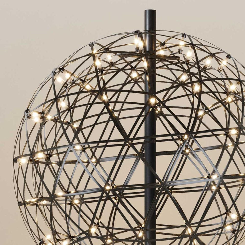 LED-STEHLAMPE Atom Gold Ø 70cm - Goldfarben, Metall (70/70/208cm) - s.luce