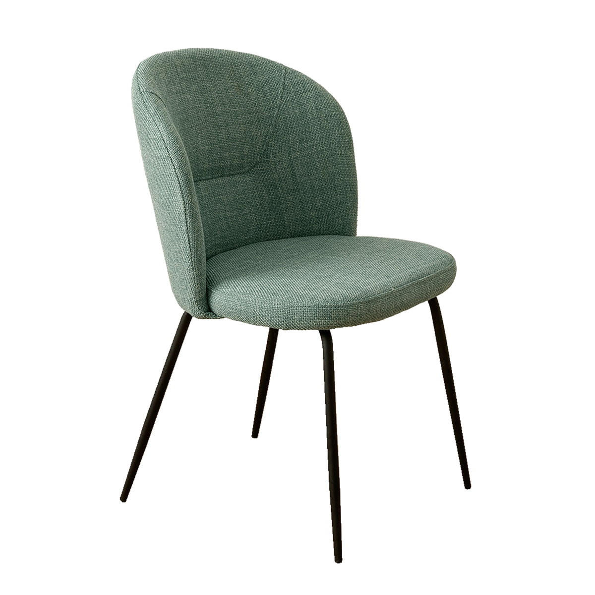 STUHL Beiz Minze 54 cm x 81 cm - Mintgrün, Textil (54/81/59cm) - Kenay Home