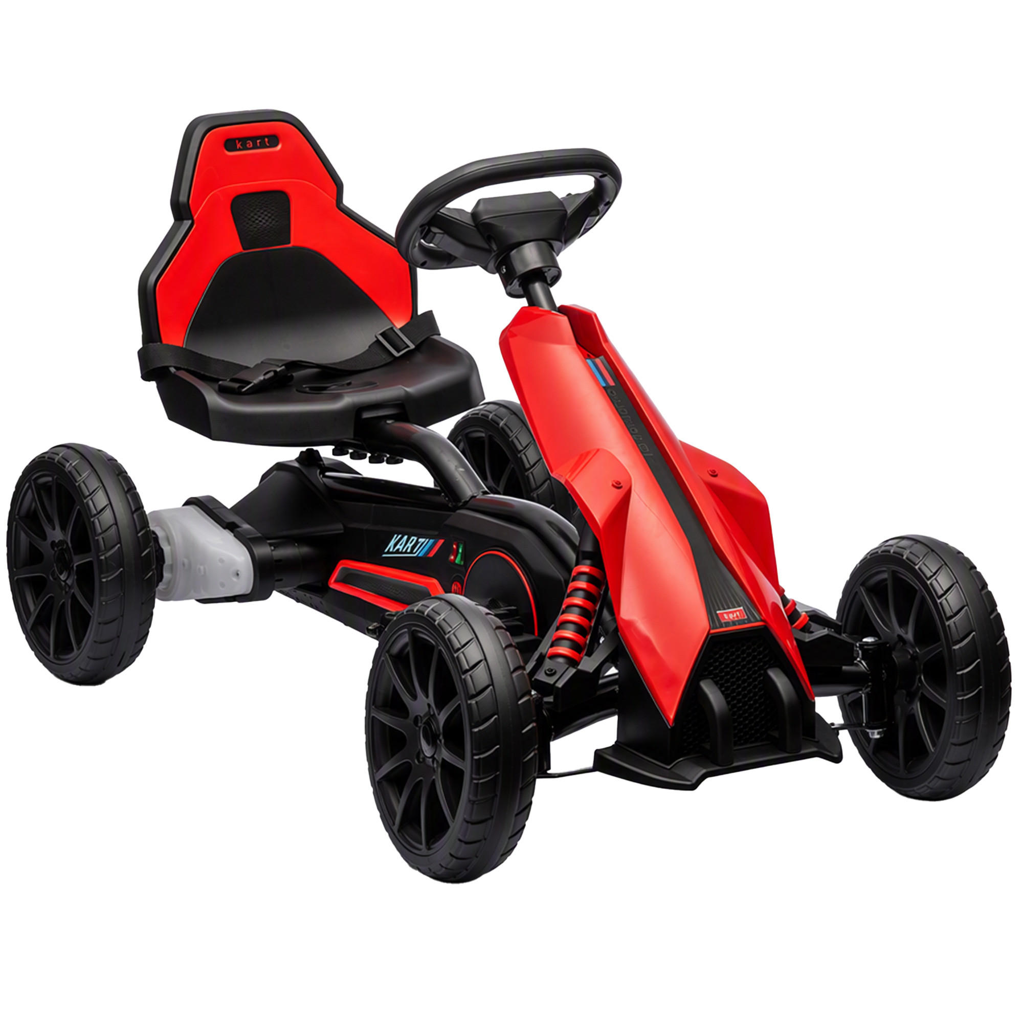 Homcom Kinder-Elektro-Gokart Rot 58x58.5x100 cm