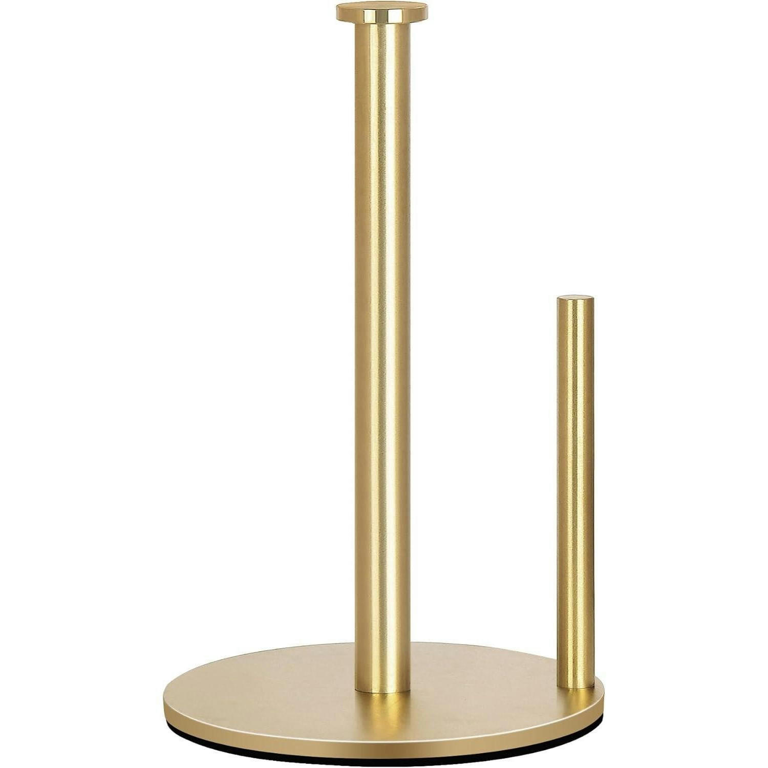 KÜCHENROLLENHALTER Stehend Gold Edelstahl 31 cm - Goldfarben, Metall (17/7.6/31cm)