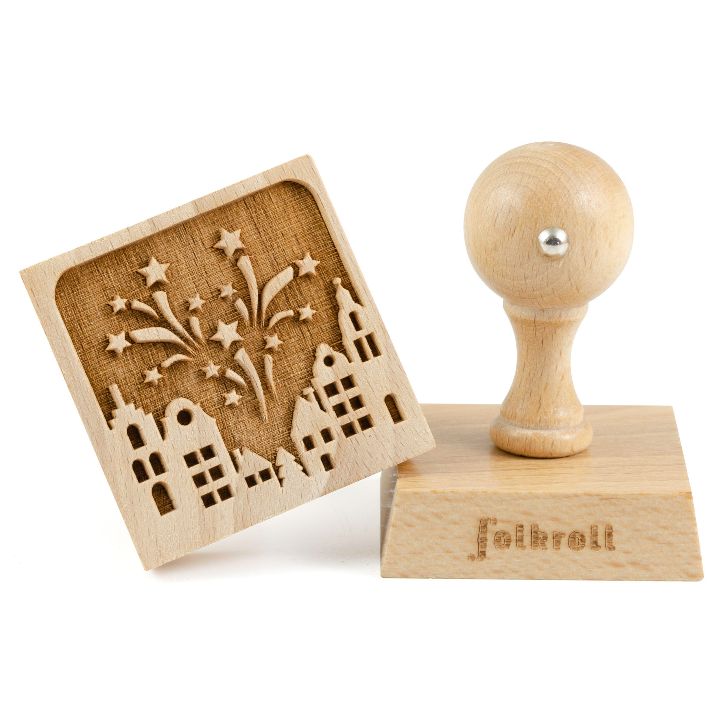 Folkroll Keksstempel Braun 5x7x5 cm