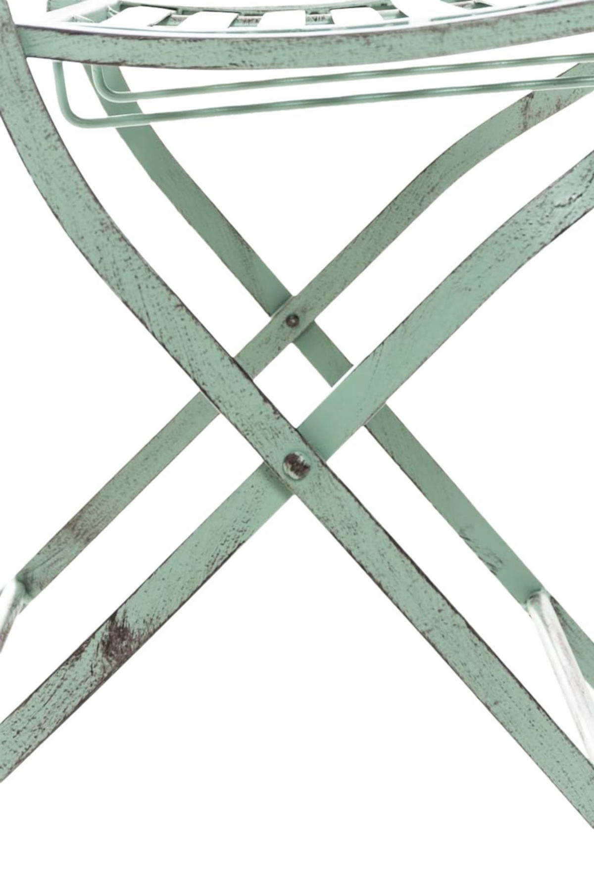 STÜHLE Sidan - 2er Set antik-grün - Grün, Metall (42/91.5/49cm) - TPFGarden