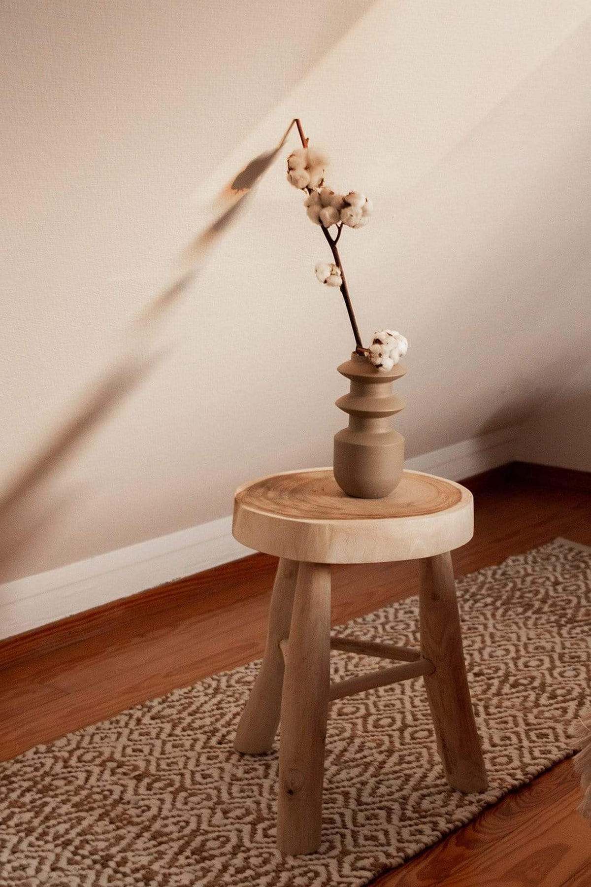 VASE Zeytin in Olive 11/21,5 cm - Beige, Metall (21.5cm) - LaLe Living