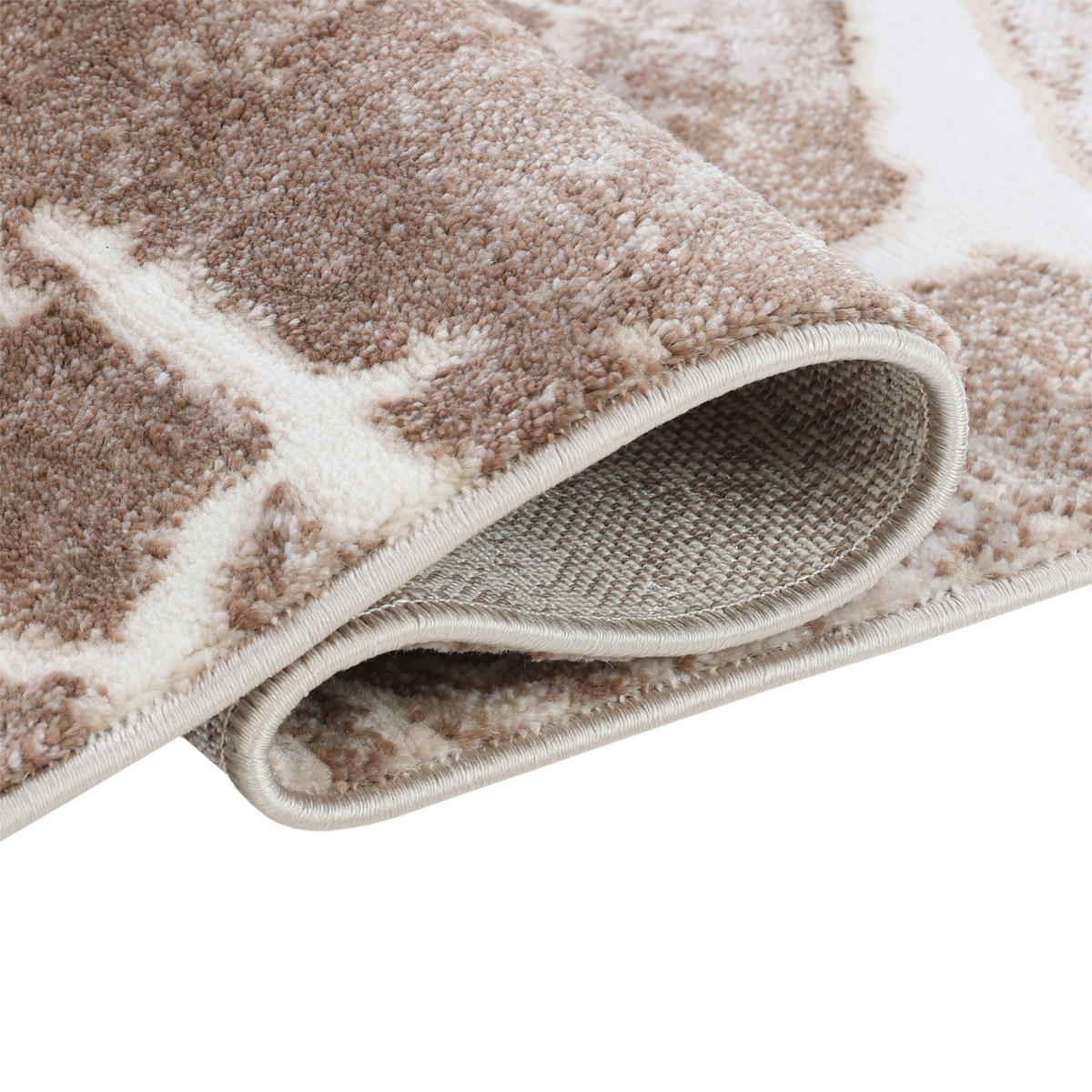 TEPPICH COMO Beige 140/200 cm - Beige, Kunststoff (140/200cm) - Tapiso