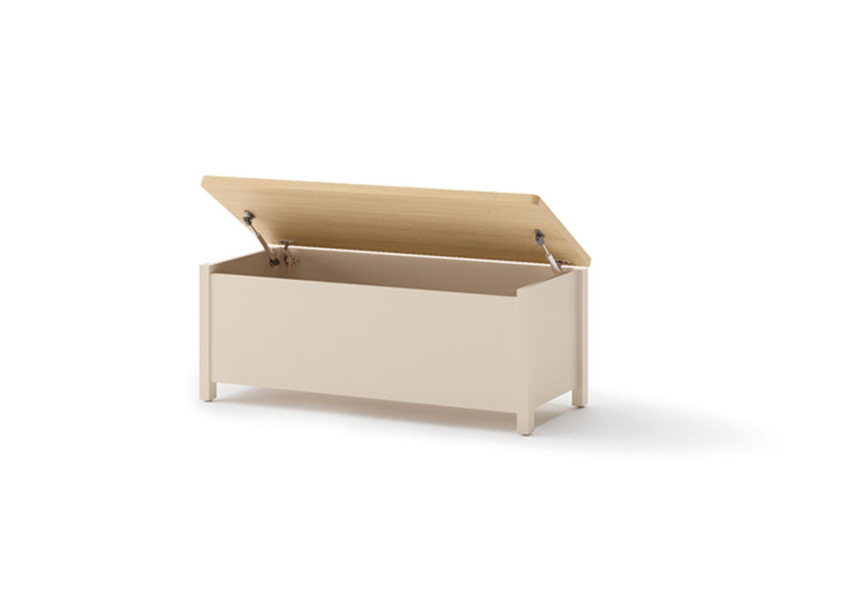KINDERSITZBANK STORY 10 - Eichefarben/Beige, Holzwerkstoff (99/39/42cm) - Meblini