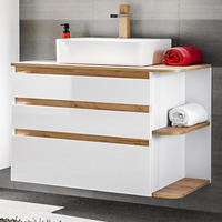WASCHTISCH Campos-56 - Weiß, Holzwerkstoff (94/78/50cm) - Lomado