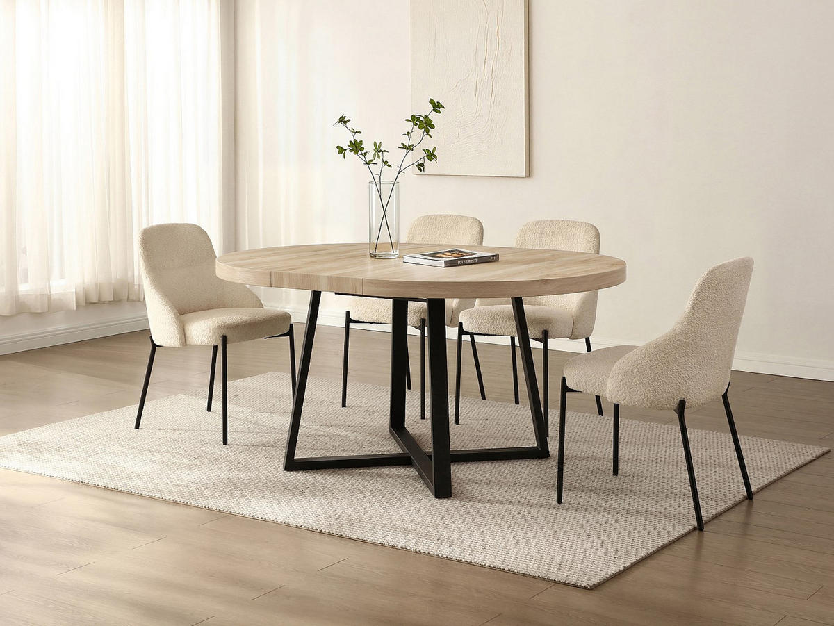 Vente-Unique ESSTISCH - 4 Personen, 6 Personen - holz