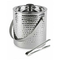 EISKÜBEL 1,5l mit Doppelwand KH1503 - Silberfarben, Metall (15/15cm) - Kinghoff 