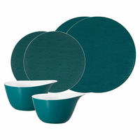 BASIC-SET Life Fashion Trendy Petrol 6er Set - Petrol, Keramik (1/1/1cm) - Seltmann Weiden