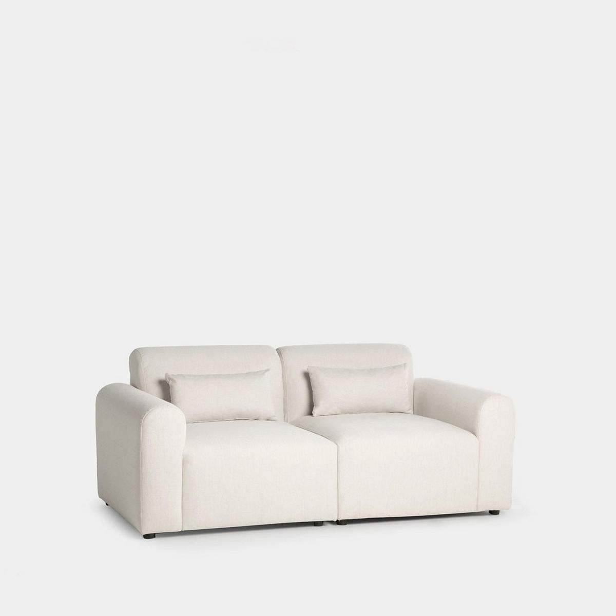 SOFA-ZWEISITZER Cillian Beige 200 cm x 87 cm - Beige, Textil (200/87/90cm) - Klast Home