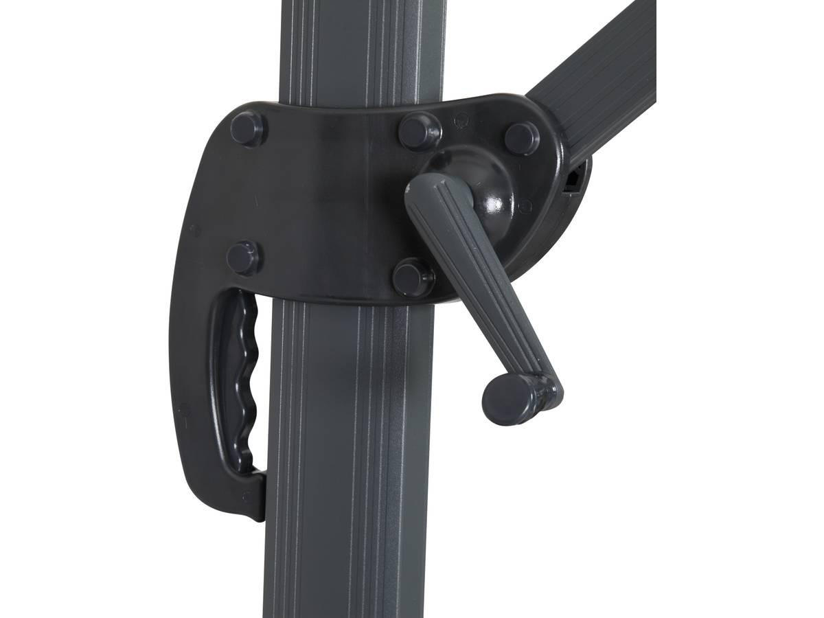 SONNENSCHIRM sun 4 Ekru - Beige, Metall (400/300cm) - Habitat Garten