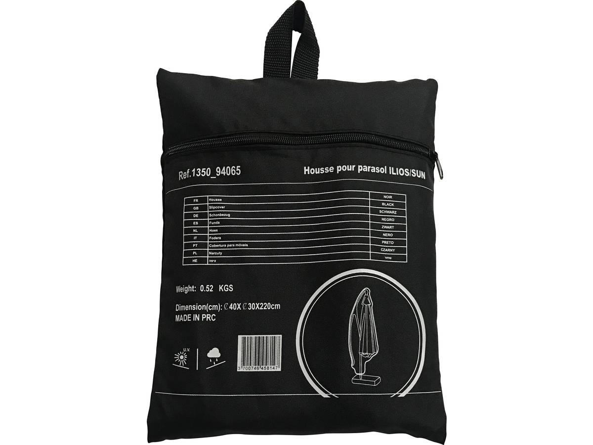 SONNENSCHIRM sun 3 Grau - Grau, Metall (300/300cm) - Habitat Garten