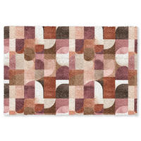 PREPROGE - Kvadrati - 200x140 cm - večbarvno, umetna masa/tekstil (200/0.4cm) - OnlyWow