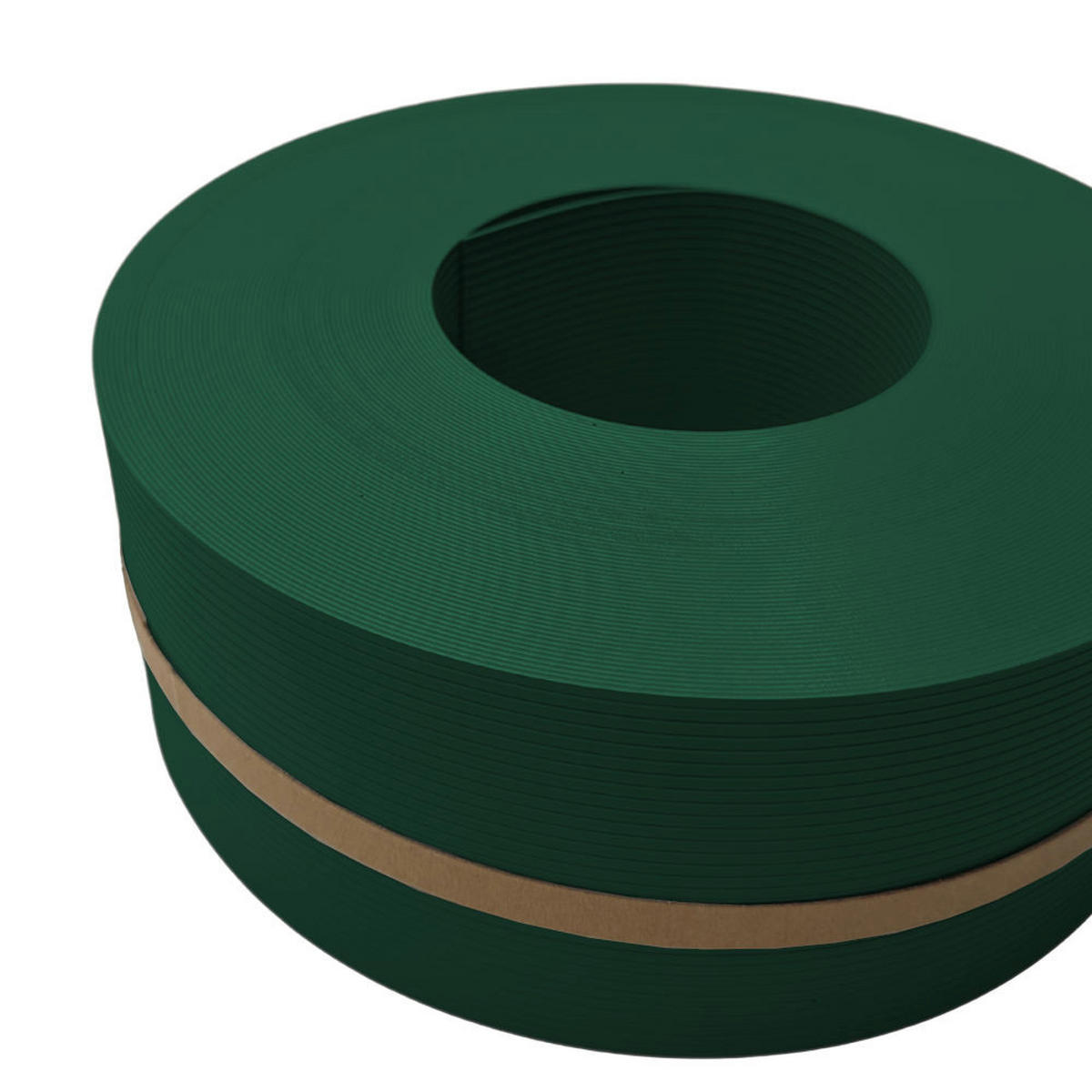 SICHTSCHUTZSTREIFEN Rille Halbe Rolle für Doppelstabmatten Grün 50m - Grün, Kunststoff (5000/9.5cm) - ZAUN|ZU