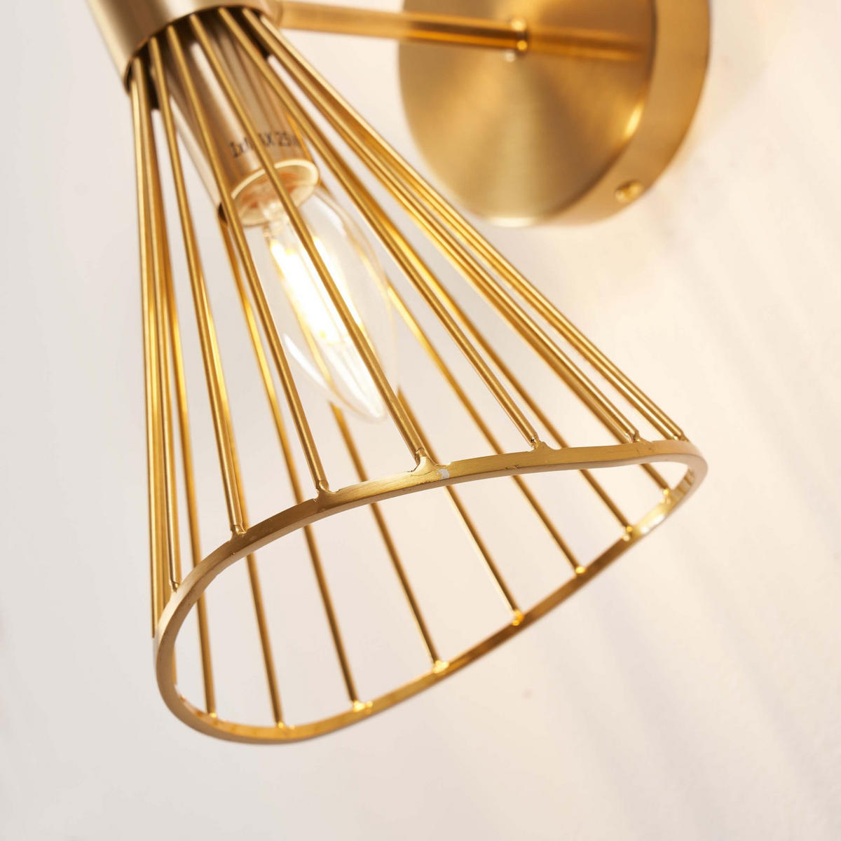 WANDLEUCHTE Talyra, Gold, 41cm - Goldfarben, Metall (14/41/17.5cm) - KOSILUM