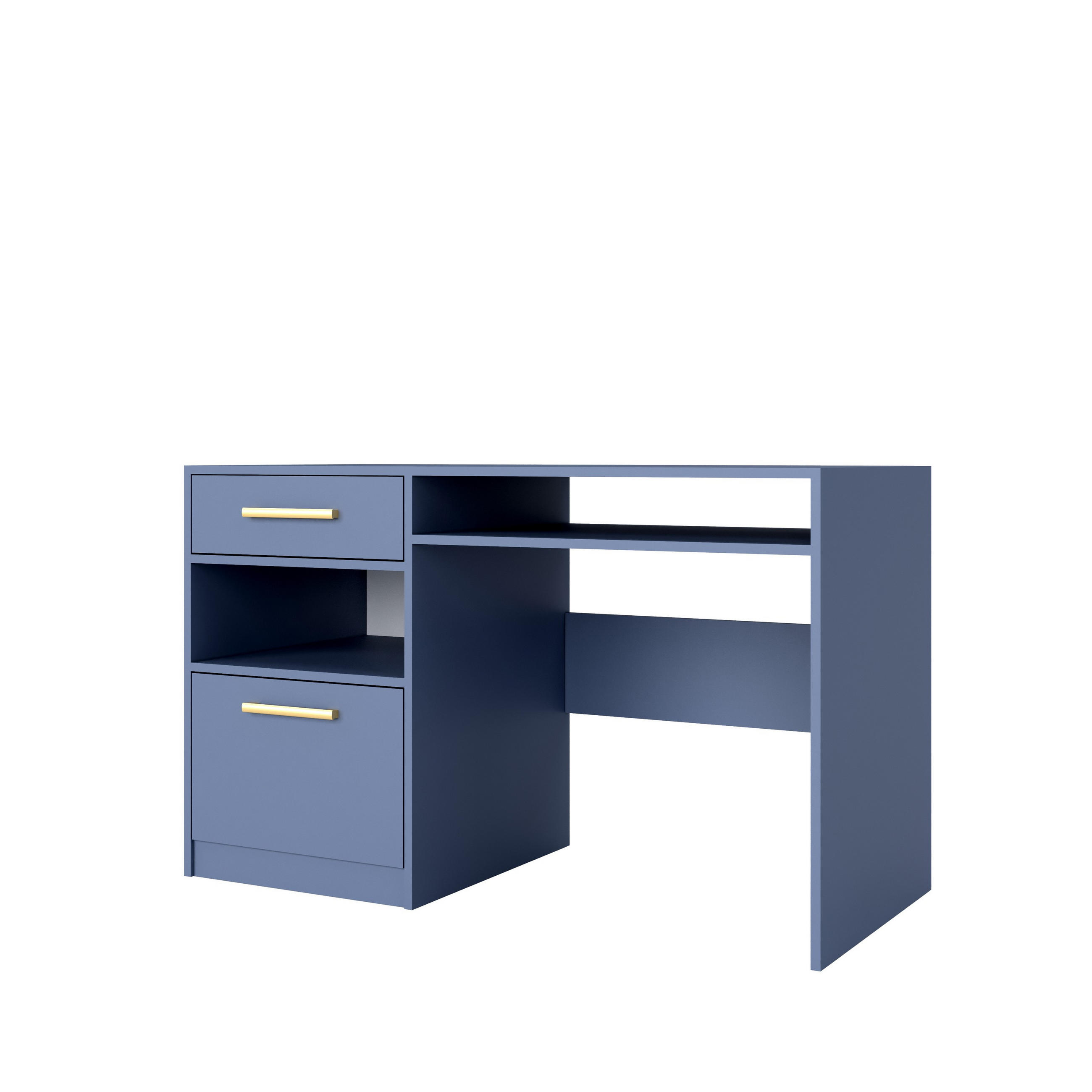 Masseno Schreibtisch Blau 58x82x125 cm