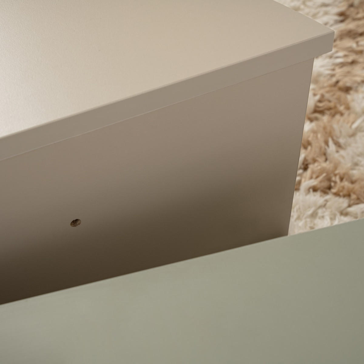 COUCHTISCH orion Vert cendré - Grün, Holzwerkstoff (9.5/90/35cm) - Calicosy