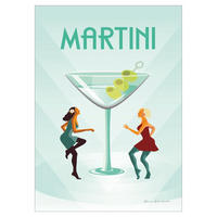 POSTER Wild Apple - Martini - Grün, Papier (30/40/0.1cm) - Poster&Frame