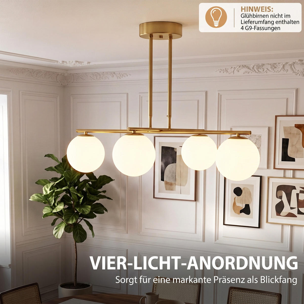 HÄNGELEUCHTE Stahl Kunststoff Weiß - Weiß, Metall (75/75/55cm) - HOMCOM