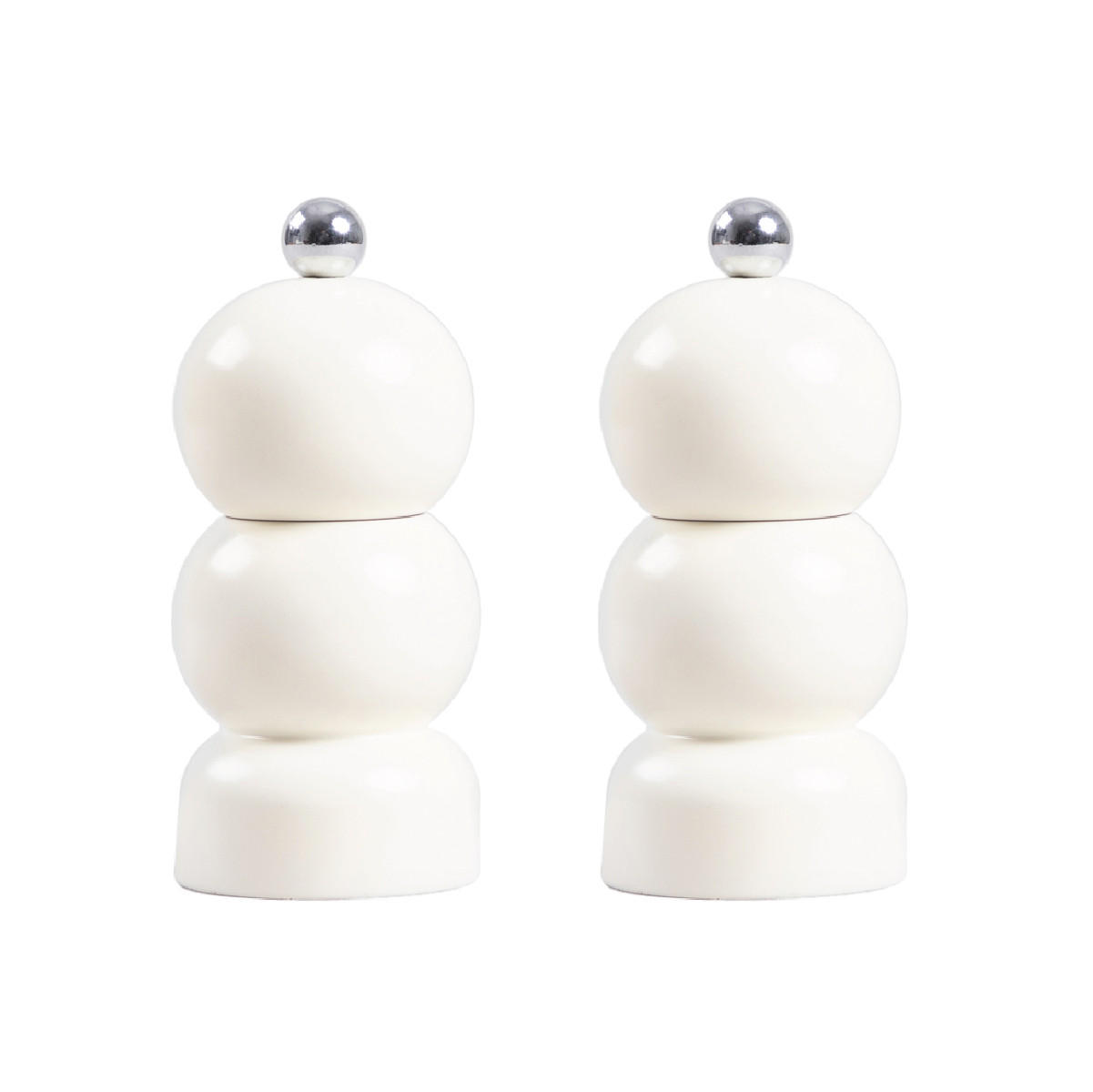 GEWÜRZMÜHLE Spice Bubble creme 12 cm 2er-Set - Creme, Kunststoff (5/12/5cm) - Homla