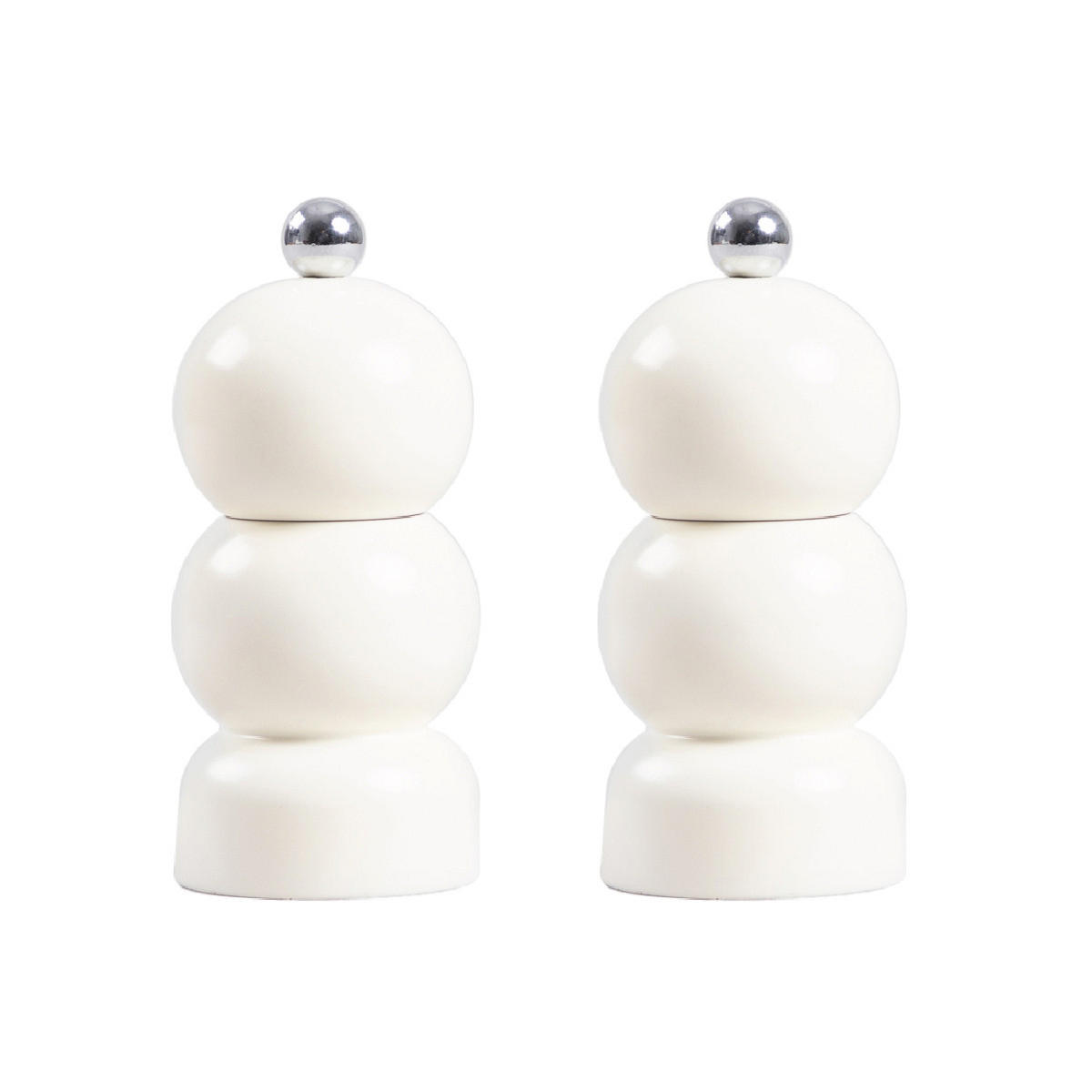 GEWÜRZMÜHLE Spice Bubble creme 12 cm 2er-Set - Creme, Kunststoff (5/12/5cm) - Homla