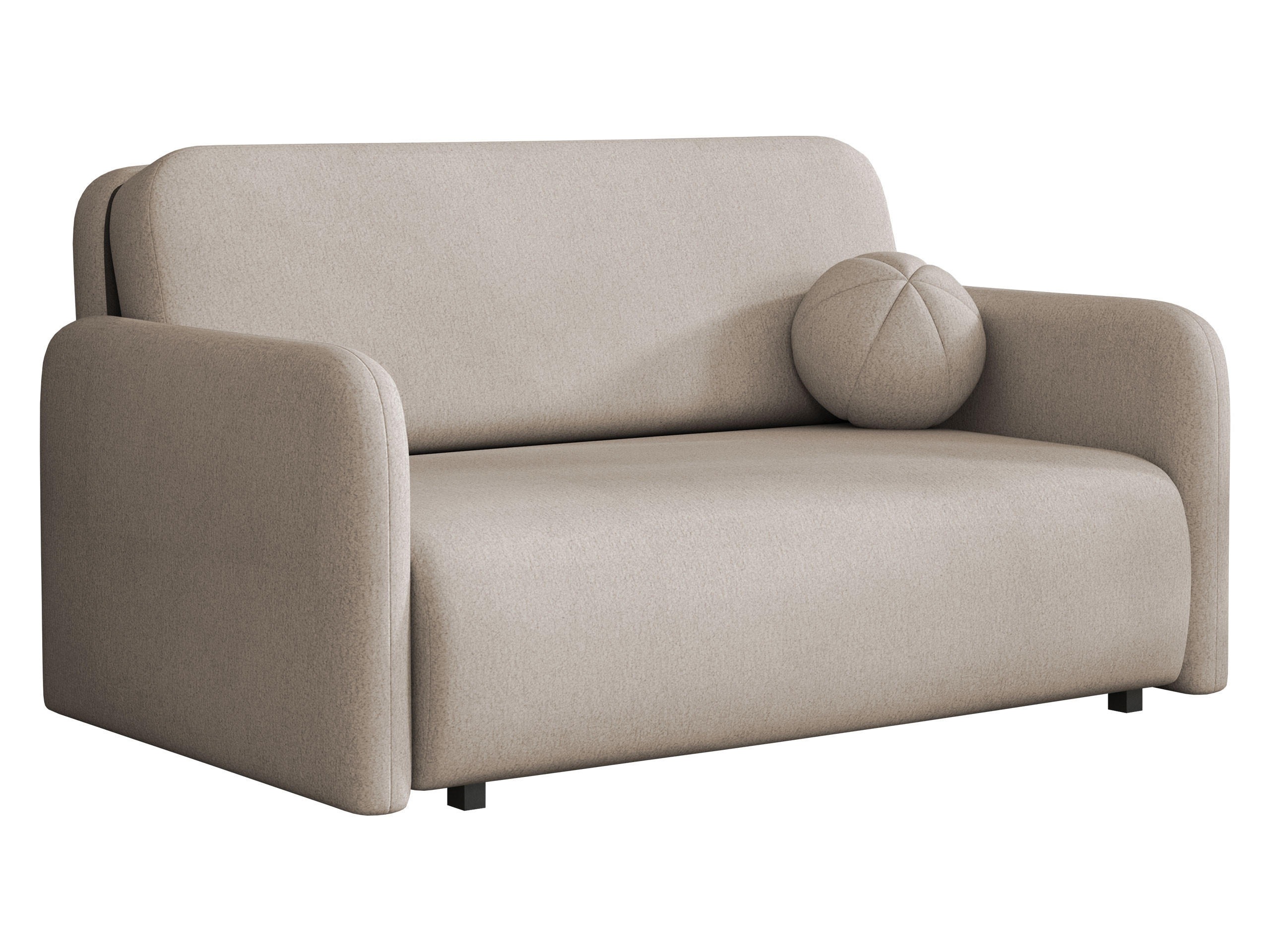 SCHLAFSOFA Viva Sun III - Schwarz/Cappuccino, Holz/Textil (150/85/103cm) - MIRJAN24