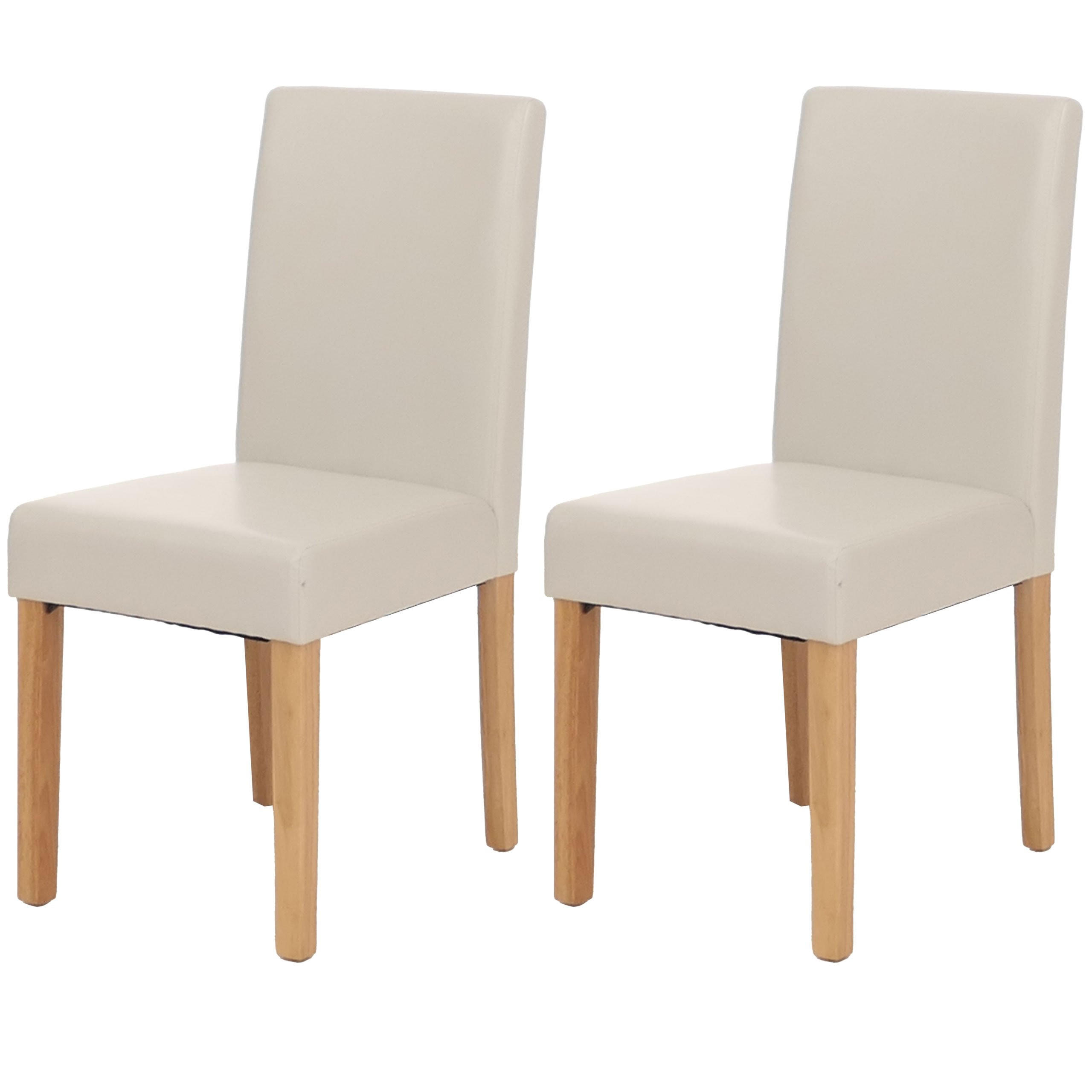 ESSZIMMERSTUHL Weiß 2er-Set - Weiß, Textil (43/90/56cm) - MCW