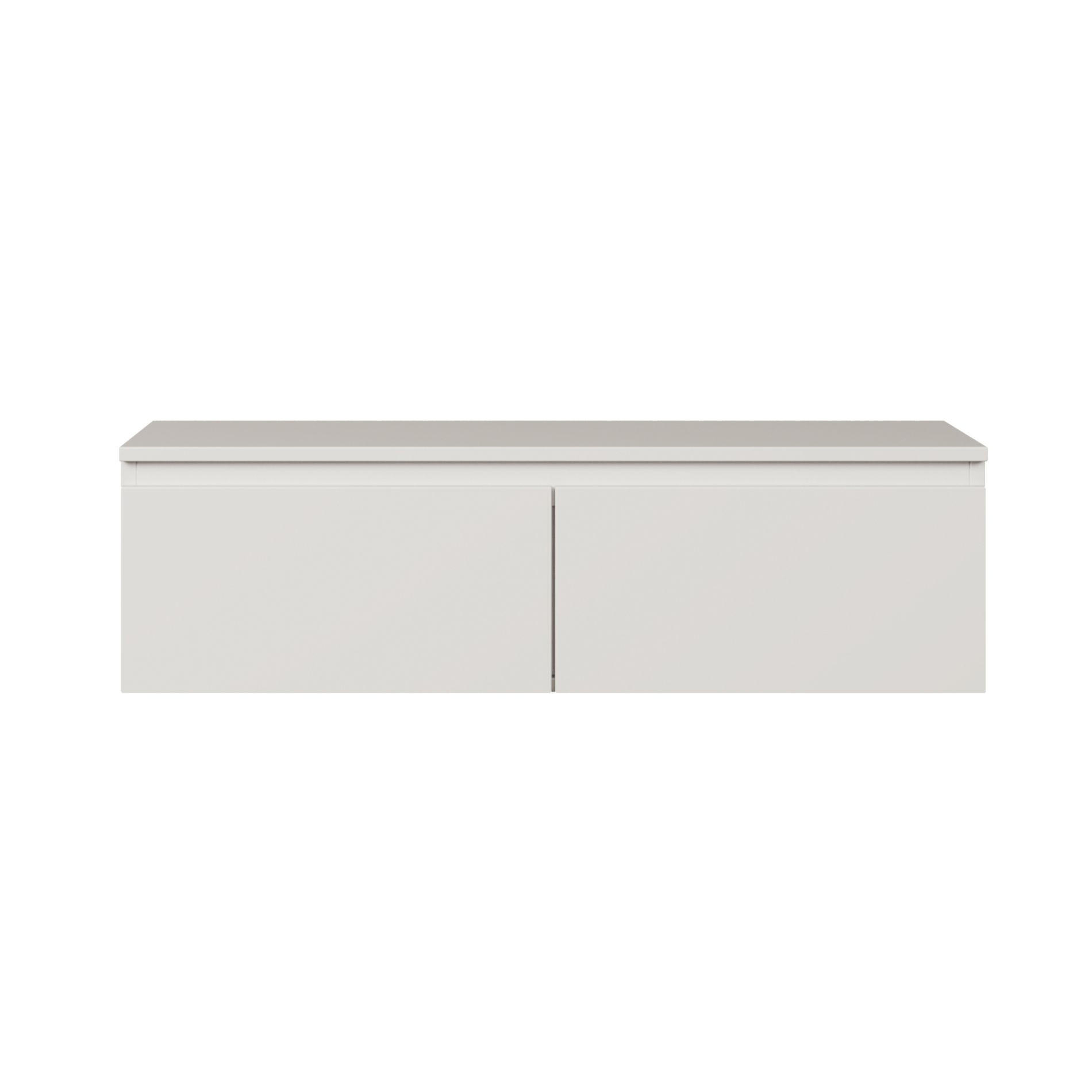 TV-LOWBOARD Bemmi Weiß 100 cm - Weiß, Holzwerkstoff (100/28.4/31.8cm) - Selsey