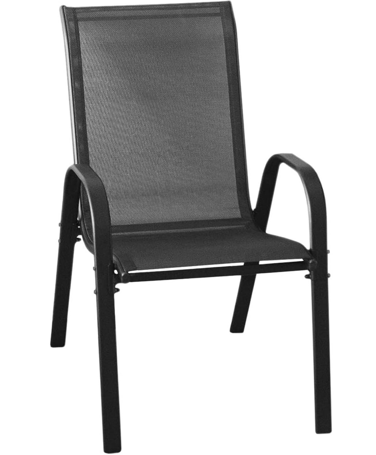GARTENSTUHL-SET mit 2 Teilen - Hellgrau, Metall (43/91/56cm)