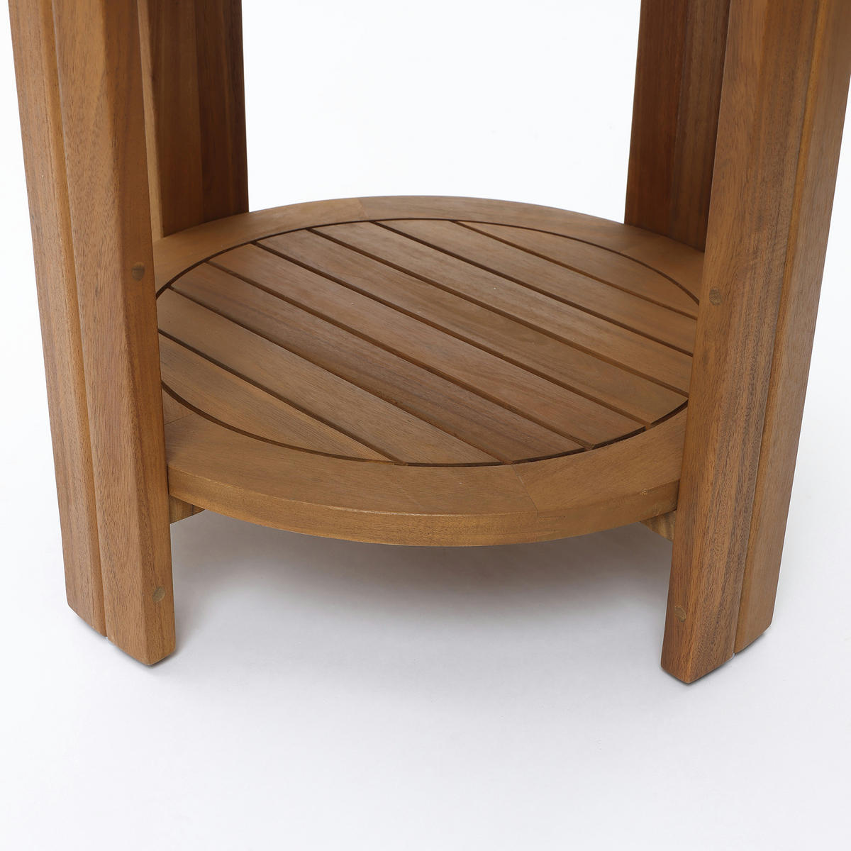 BEISTELLTISCH Rund, Ø50 cm X H52 cm - Braun, Holz (50/50/52cm)