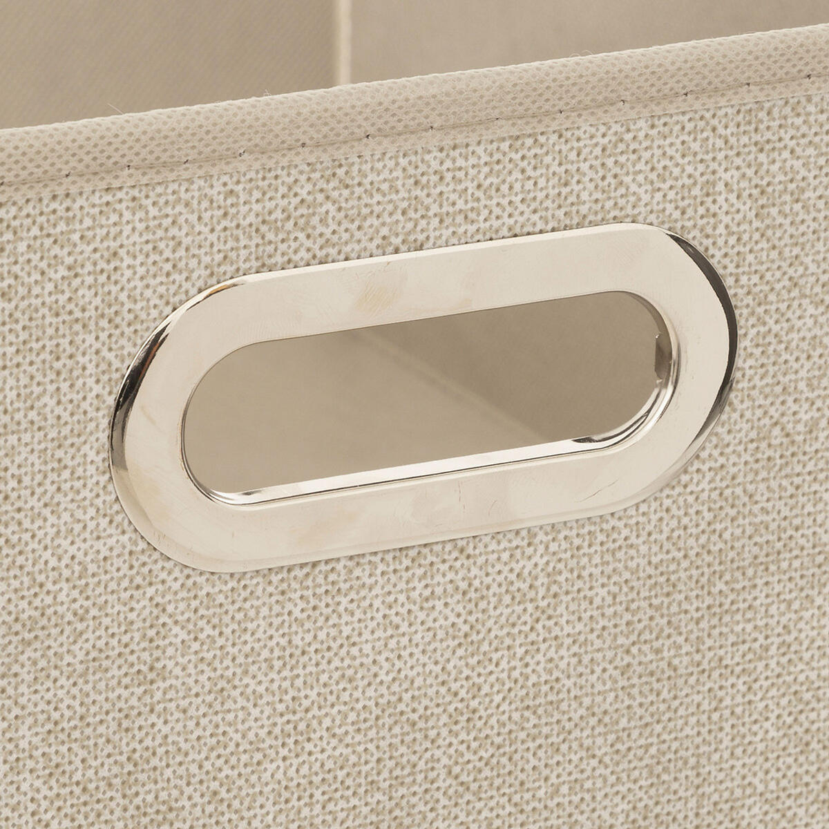 AUFBEWAHRUNGSKORB Mix N Modul, Pappe, PP-Kunststoff, Beige meliert, 31 x 15 cm - Beige, Papier (31/15/31cm) - 5five Simply Smart