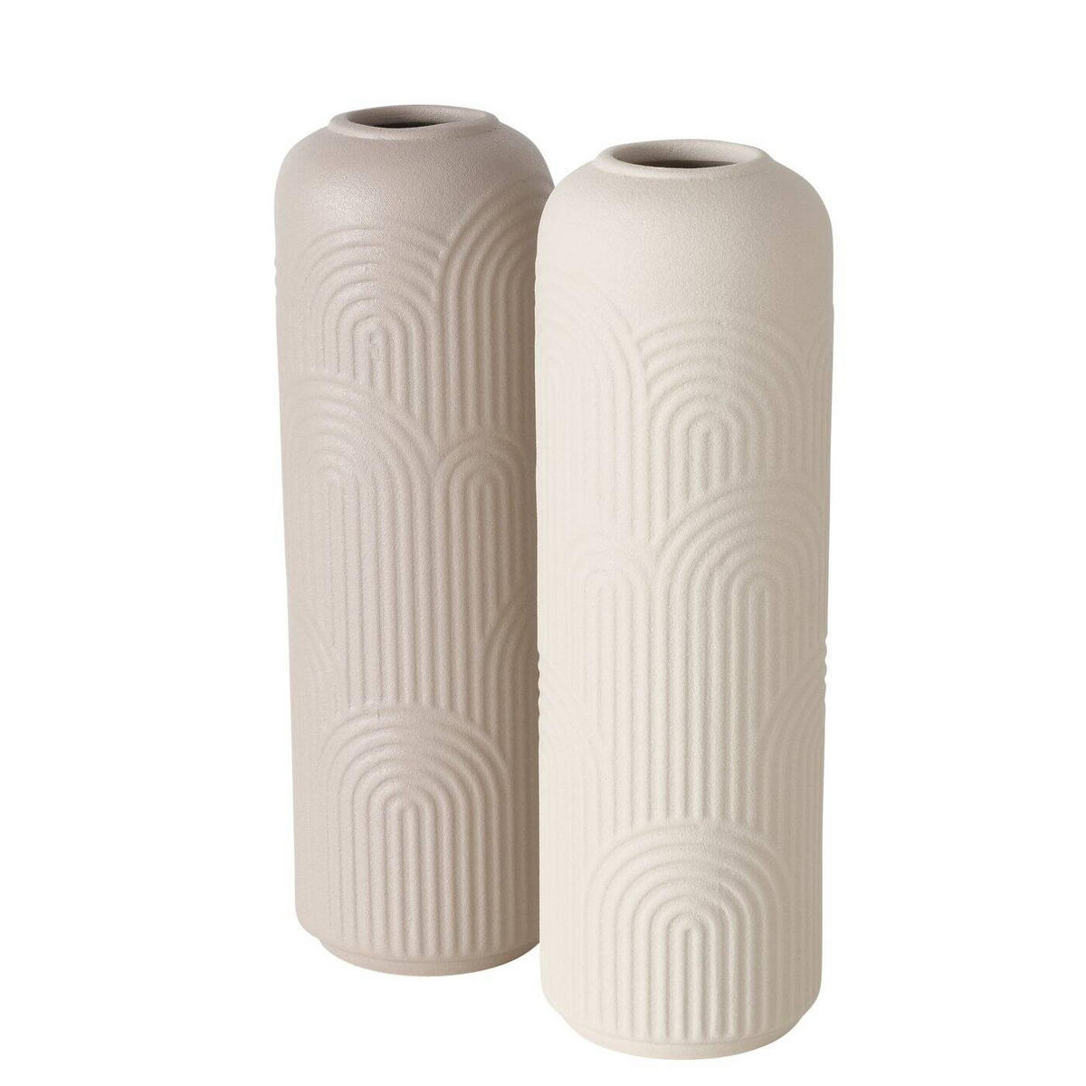 BLUMENVASE Aliette 25 cm - Taupe, Keramik (25cm) - Boltze Home