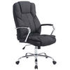 BÜROSTUHL Xavier Two, Stoffbezug Schwarz - Schwarz, Textil/Metall (62/125/70cm) - TPFLiving