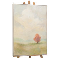 GEMÄLDE Warme Weite Schattenfugenrahmen Beige 120x80 cm - Beige, Holz (120/80cm) - YS-art gallery
