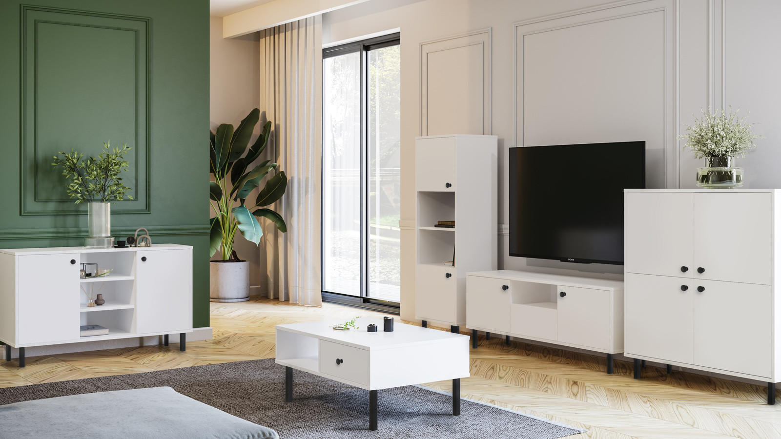 BÜCHERREGAL Venus - Weiß, Holzwerkstoff (50/121/40cm) - RAUMHIRSCH FURNITURE