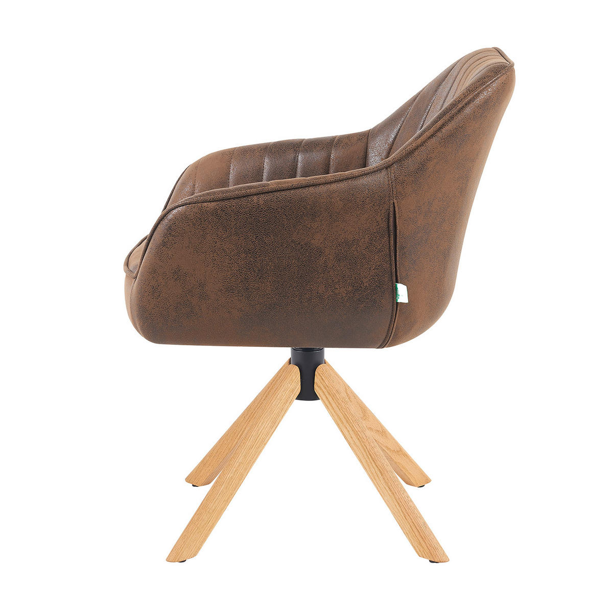 ARMLEHNSTUHL Mika-Luis 2er-Set - Honigeiche/Braun, Eichenholz/Holz (60/82/61cm) - DUBI Möbel